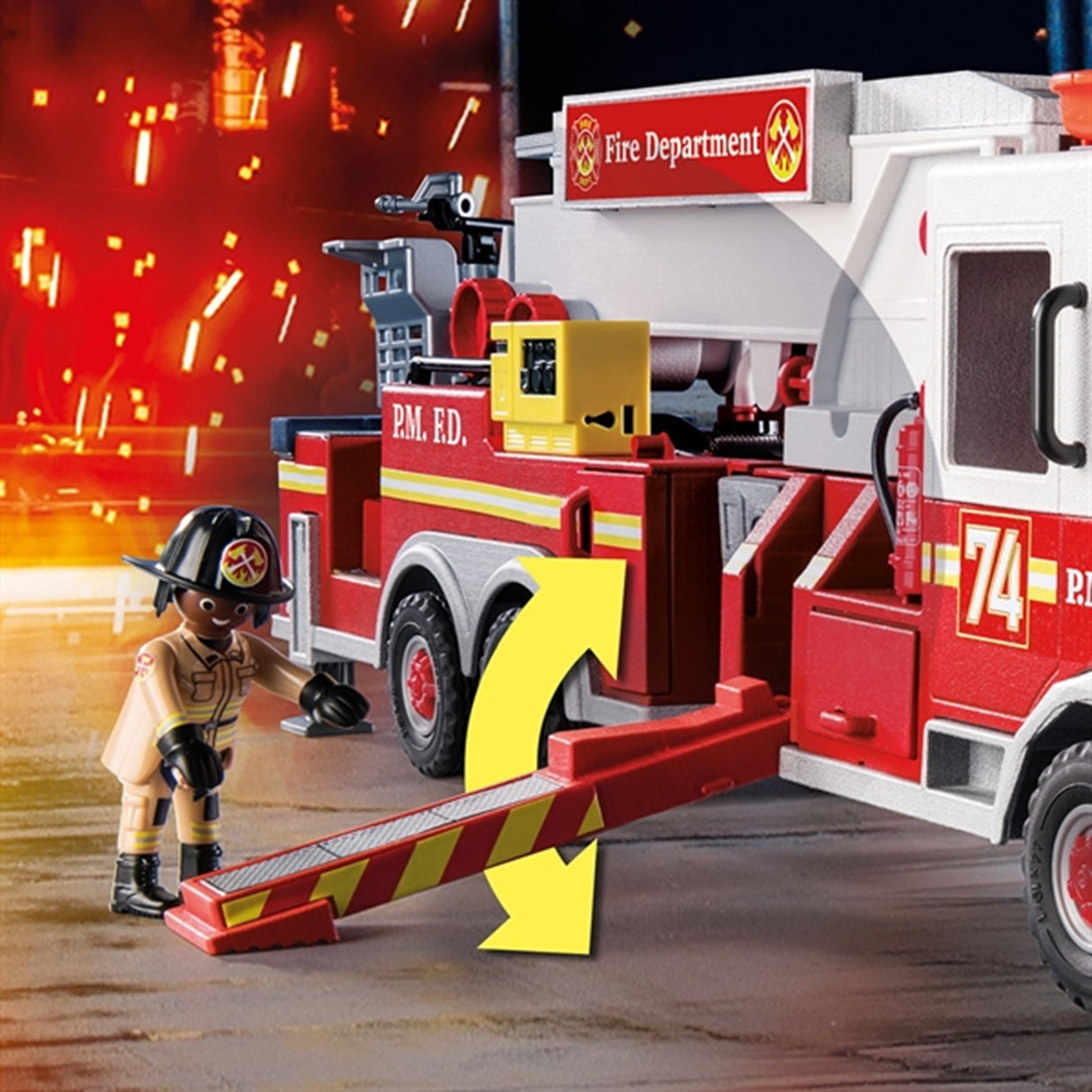 Playmobil® City Action - Brandbil: US Tower Stige