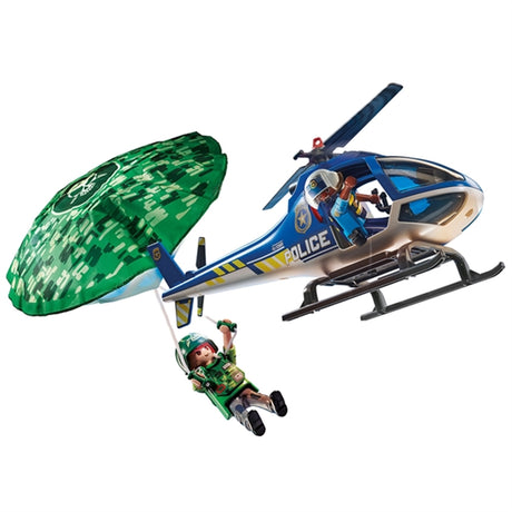 Playmobil® City Action - Politihelikopter: Faldskskærmsforfølgelse