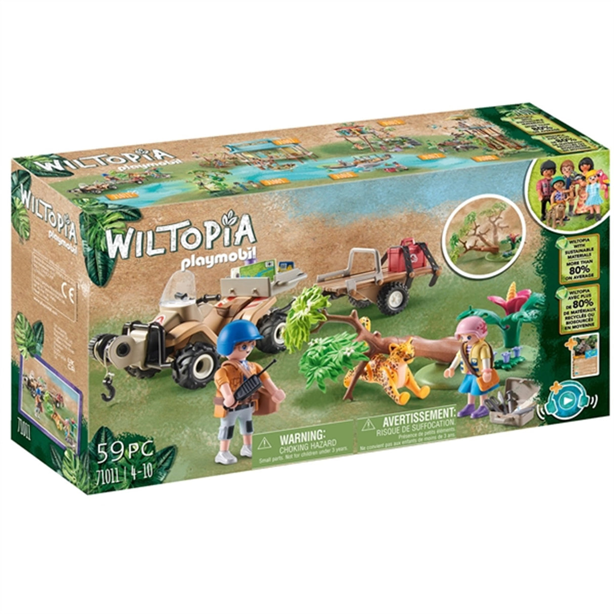 Playmobil® Wiltopia - Dyrerednings-Quad