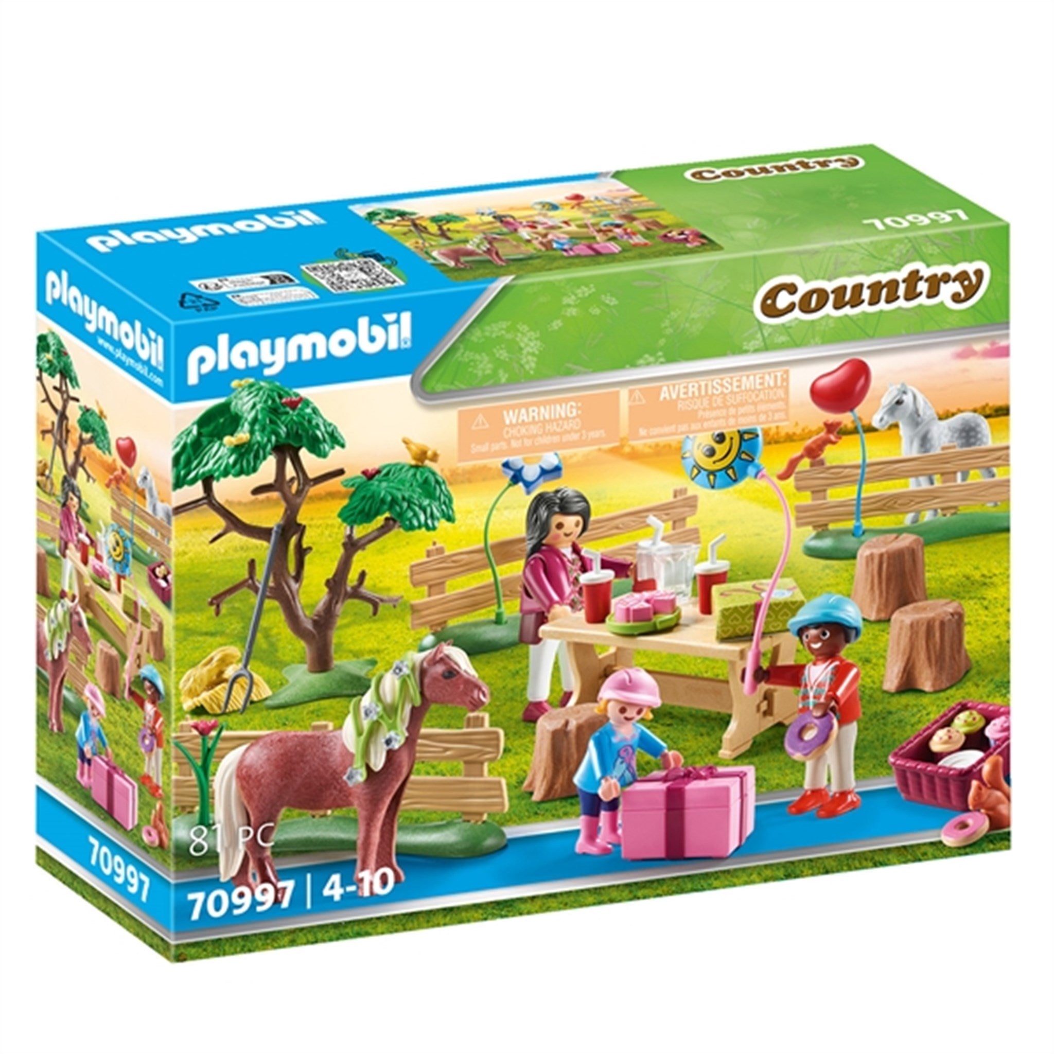 Playmobil® Country - Børnefødselsdag på Rideskolen