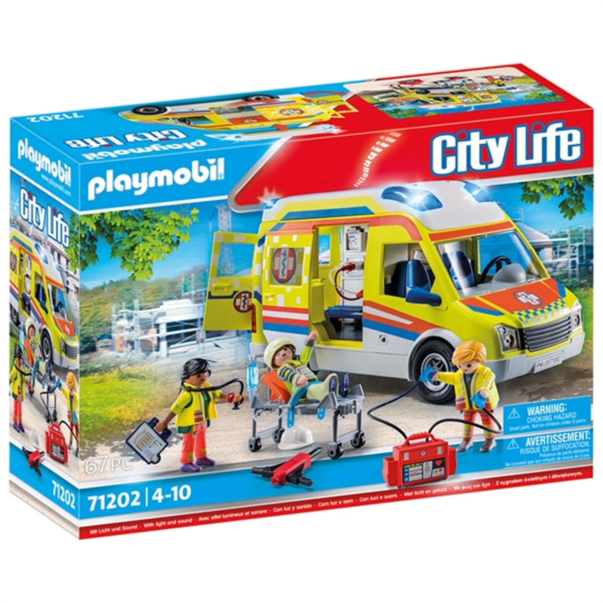 Playmobil® City Life - Ambulance med Lys og Lyd