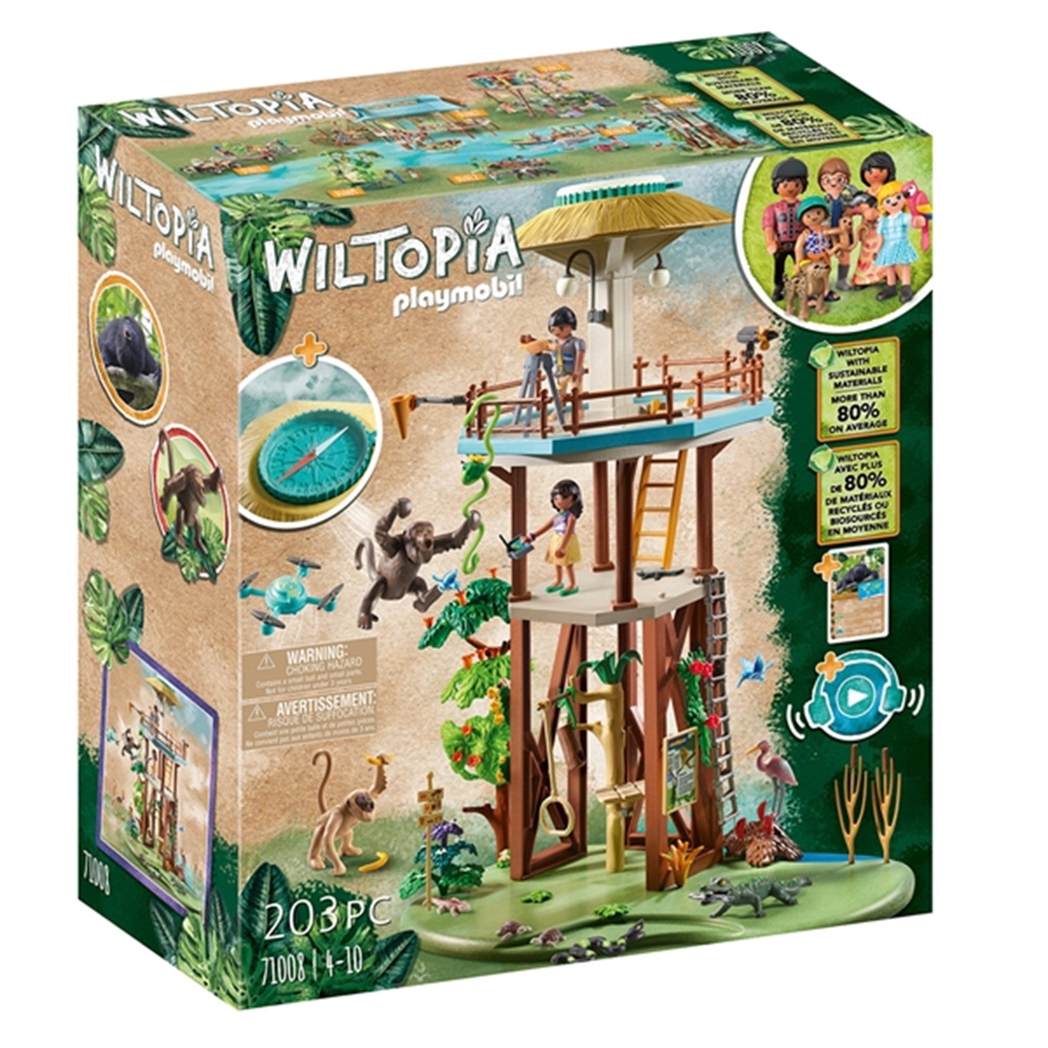 Playmobil® Wiltopia - Forskningstårn med Kompas
