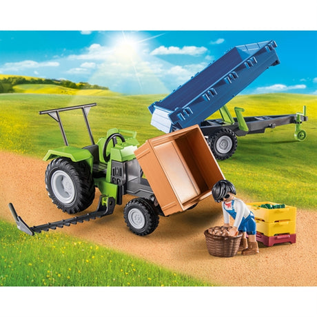 Playmobil® Country - Traktor med Anhænger