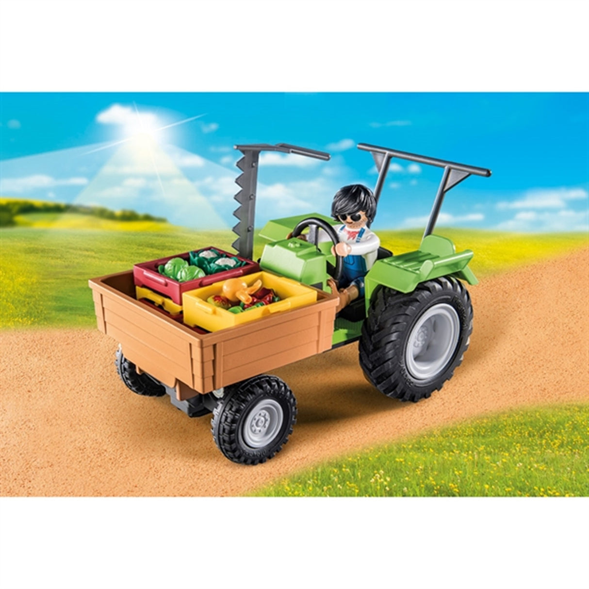 Playmobil® Country - Traktor med Anhænger