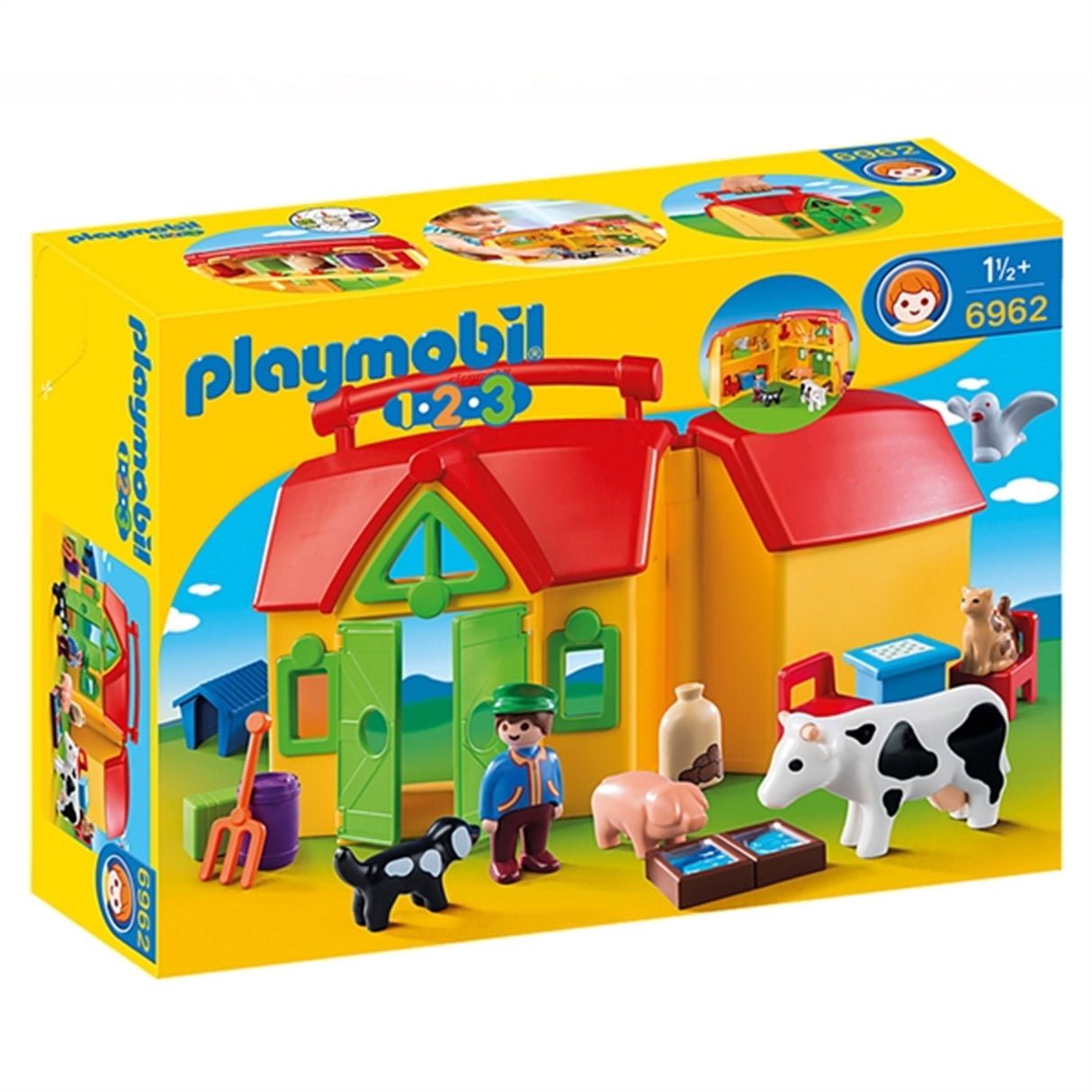 Playmobil® 1.2.3 - Rejsebondegård