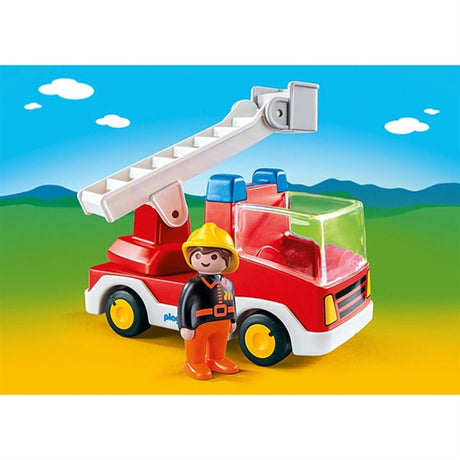 Playmobil® 1.2.3 - Brandbil med Stige