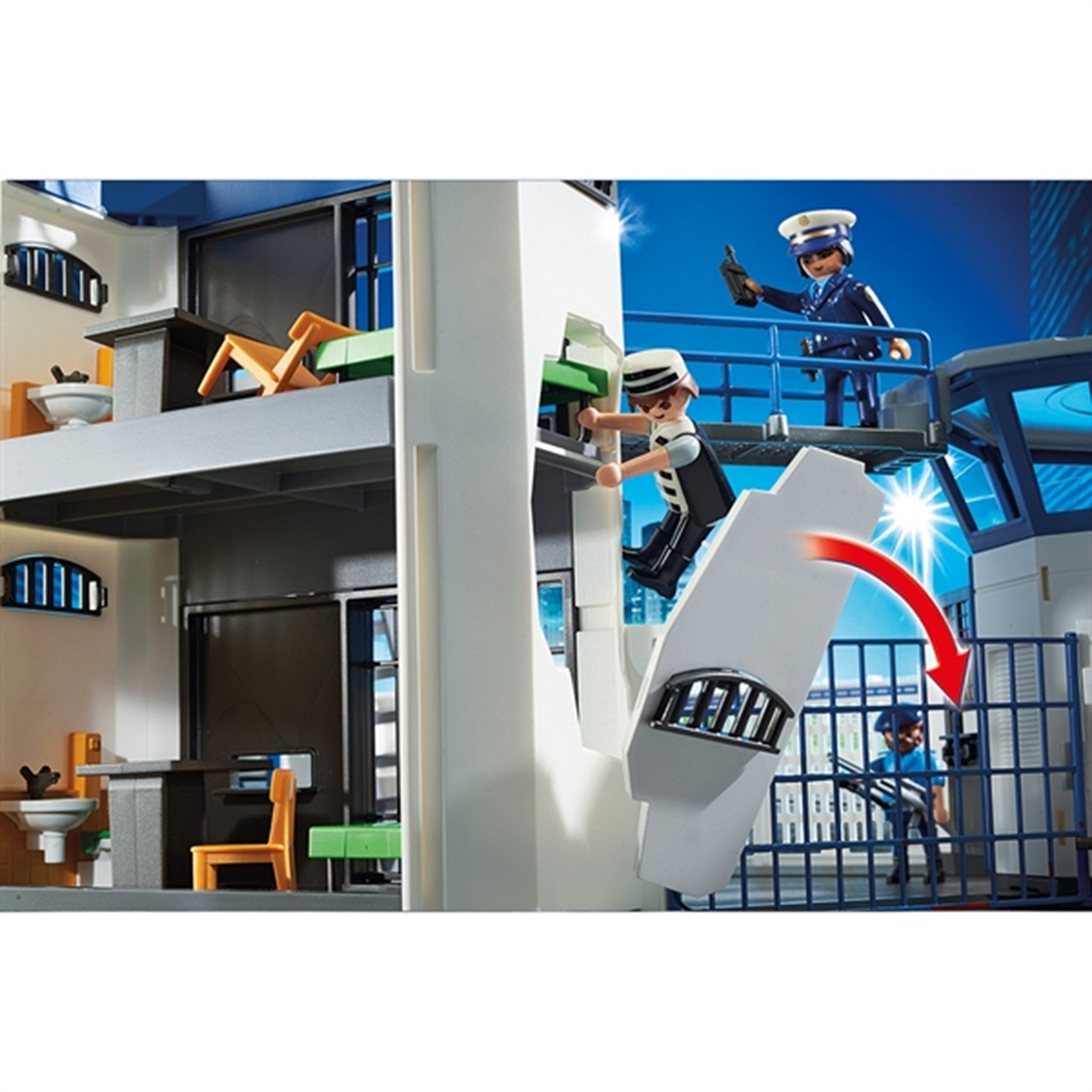 Playmobil® City Action - Politistation med Fængsel 3