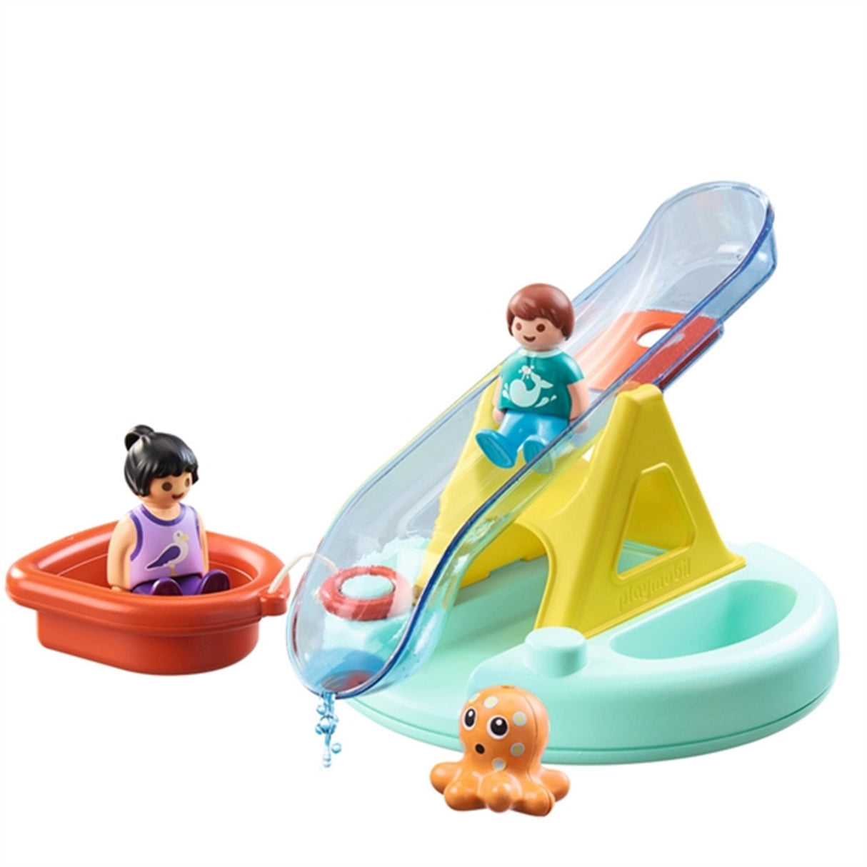 Playmobil® 1.2.3 Aqua - Badesø med Vandrutsjebane