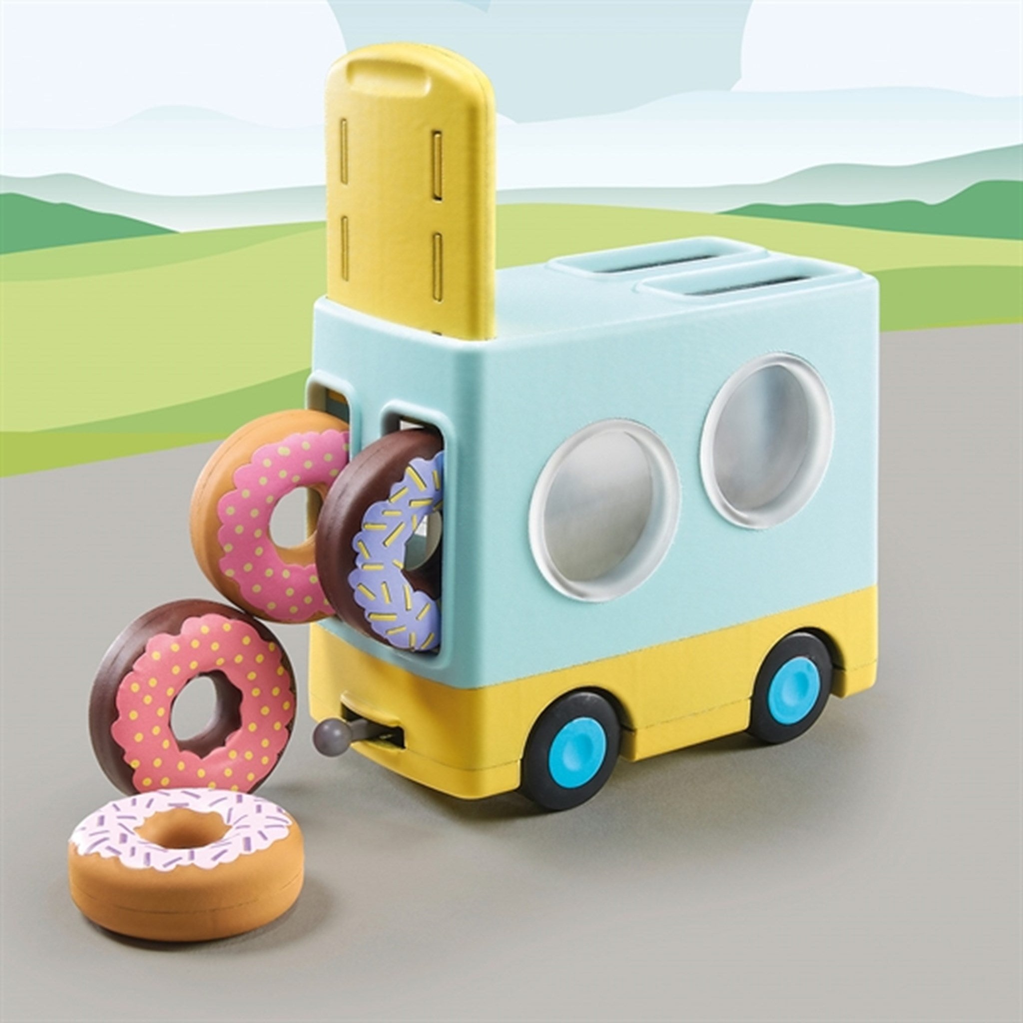 Playmobil® 1.2.3 - Crazy Donut Truck with Stacking and Sorting Feature 3