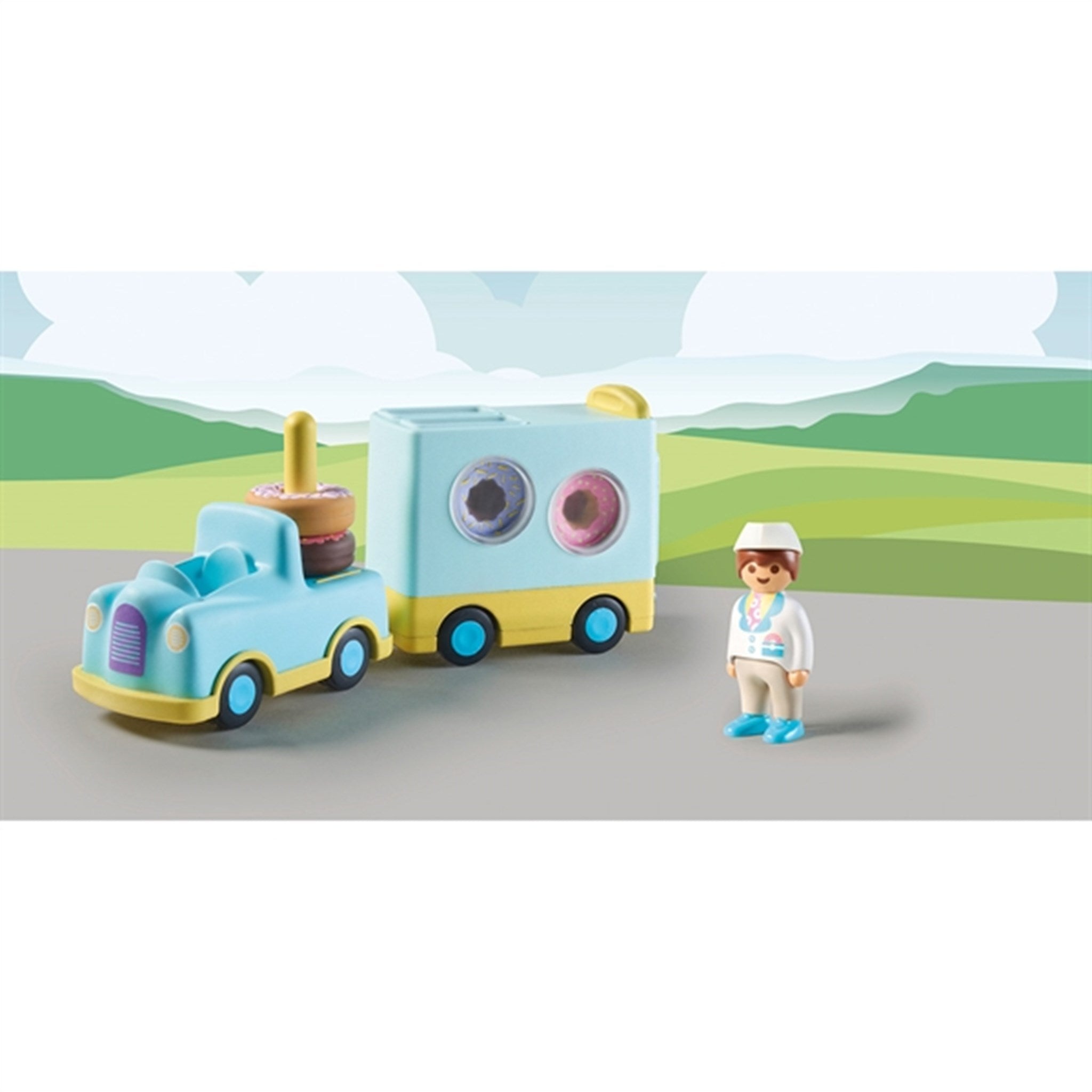 Playmobil® 1.2.3 - Crazy Donut Truck with Stacking and Sorting Feature 4