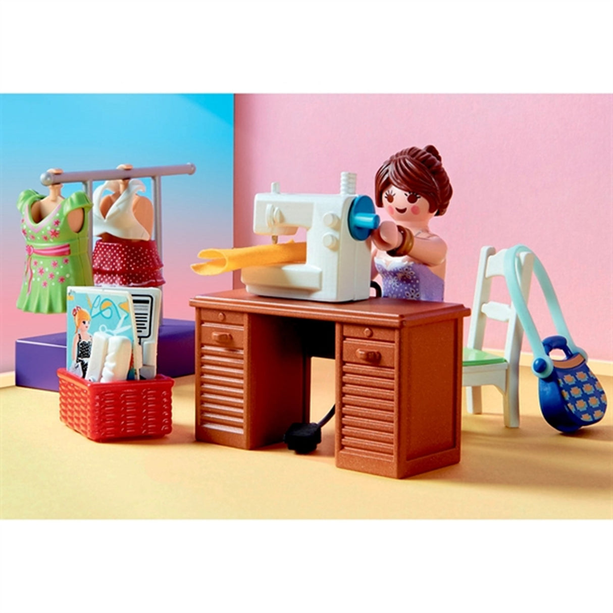 Playmobil® Dollhouse - Soveværelse med Syhjørne