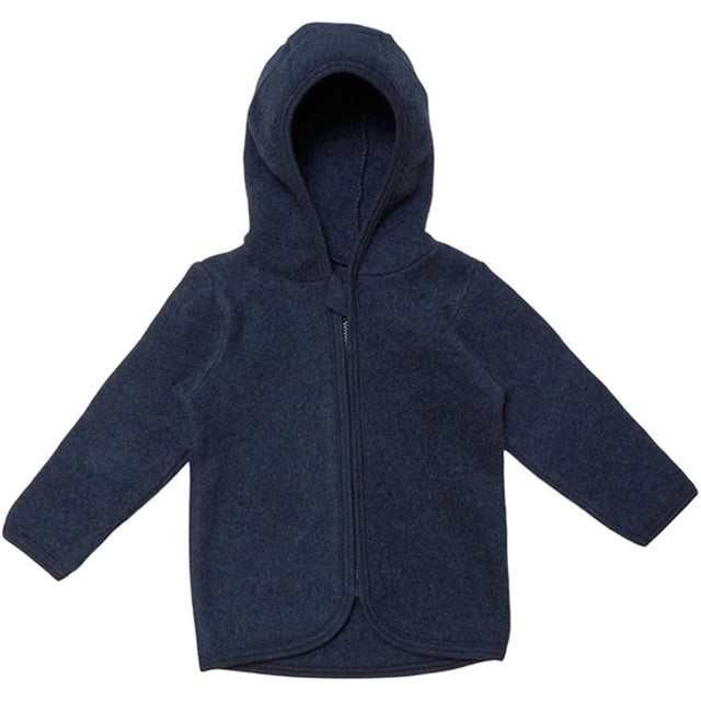 Huttelihut Bomuld Fleece Baby Jakke Poofy Navy