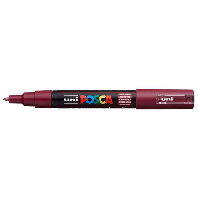 Posca Uni Marker PC-1MC Red Wine