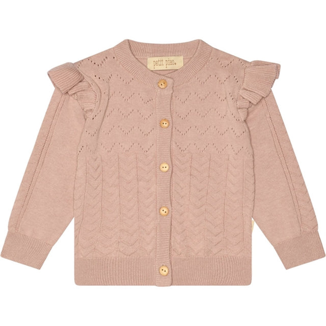 Petit Piao Adobe Rose Cardigan