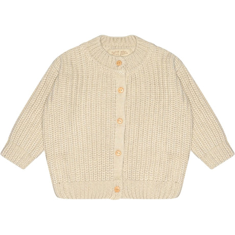 Petit Piao Offwhite Strik Cardigan