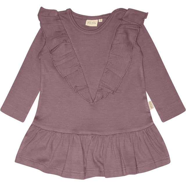 Petit Piao® Lavender Mist Kjole Modal V-Frill