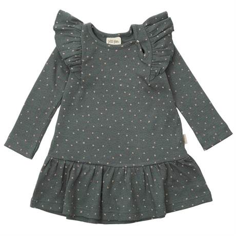 Petit Piao Turbulence/Woodrose Frills Dot Kjole