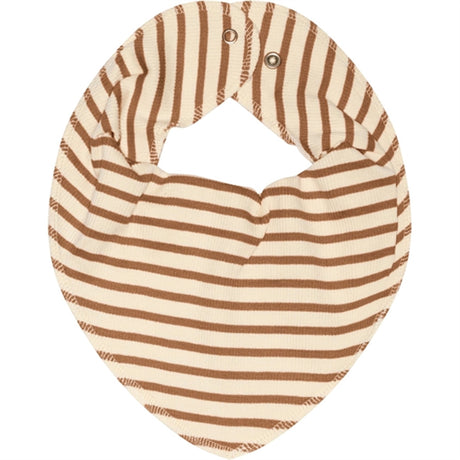 Petit Piao® Caramel/Off White Hagesmæk Modal Striped