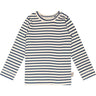 Petit Piao® Denim Blue/Off White Bluse Modal Striped