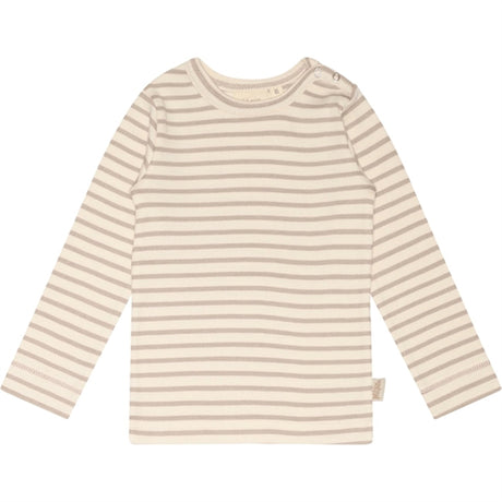 Petit Piao® Soft Sand/Off White Bluse Modal Striped