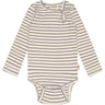 Petit Piao Dusty Lavender/Offwhite Body L/S Modal Striped