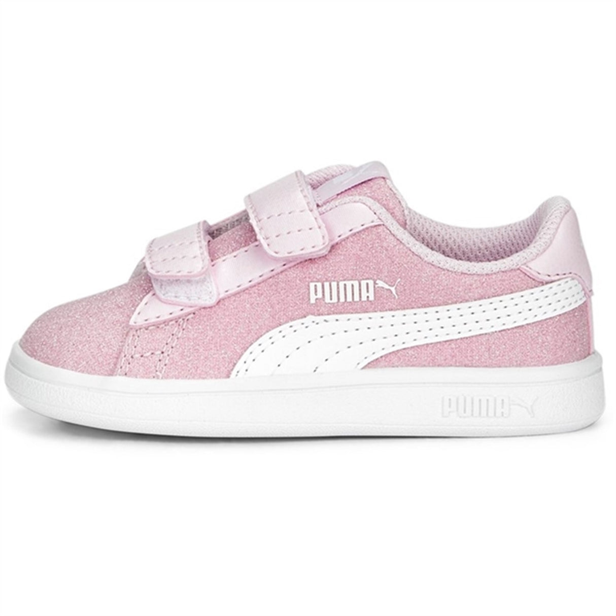 Puma Smash v2 Glitz Glam V Inf Pearl Pink-White Sneakers