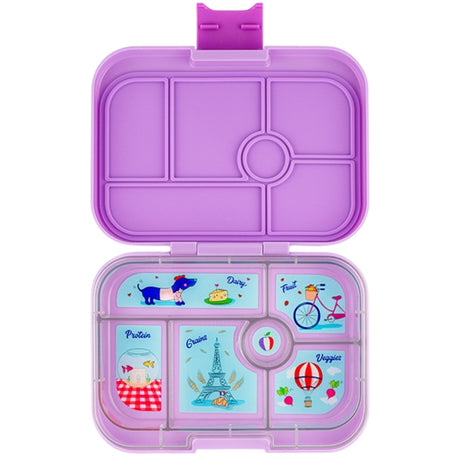 Yumbox Original 6 Rum Madkasse Lulu Purple Paris