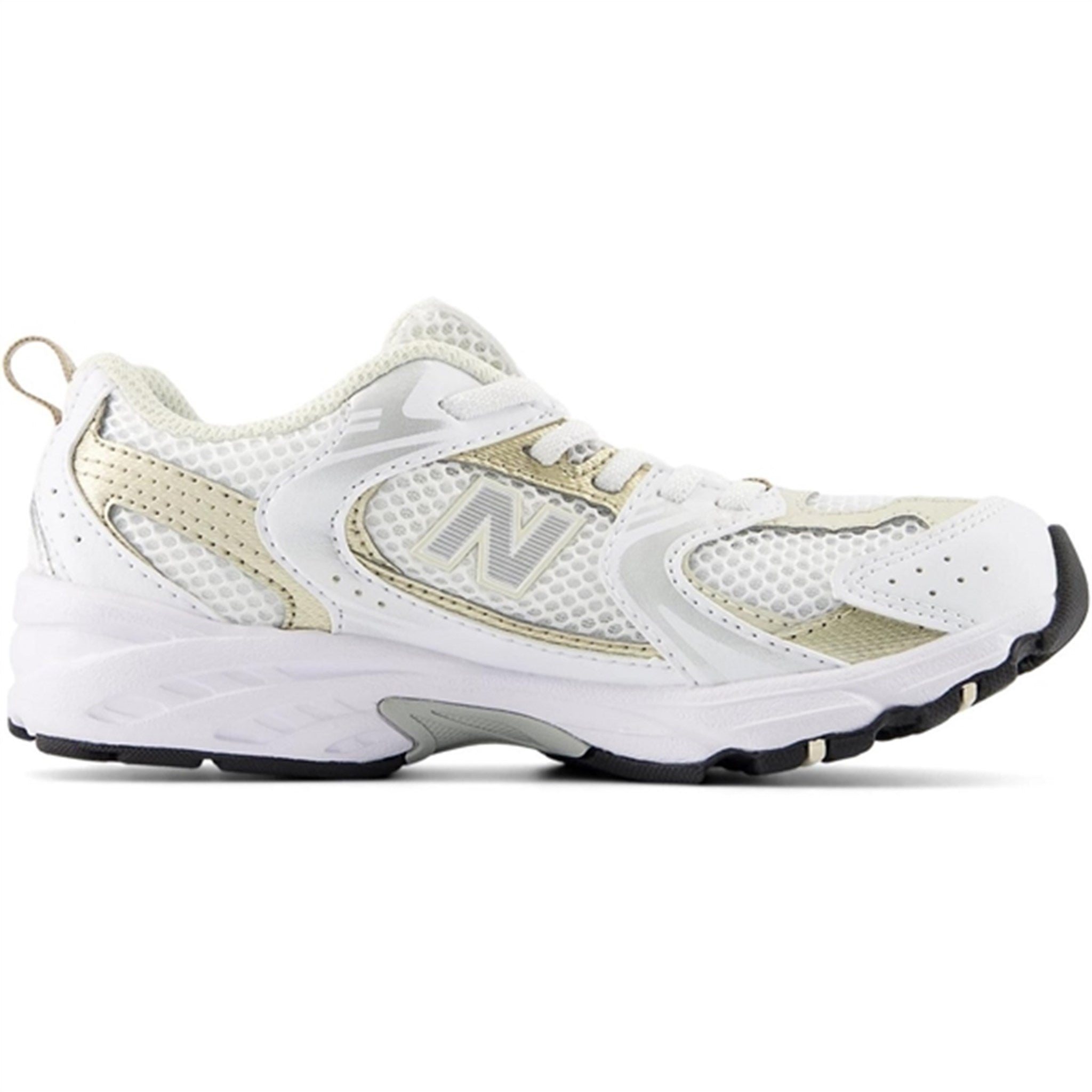 New Balance 530 Kids Bungee Lace Sneakers White