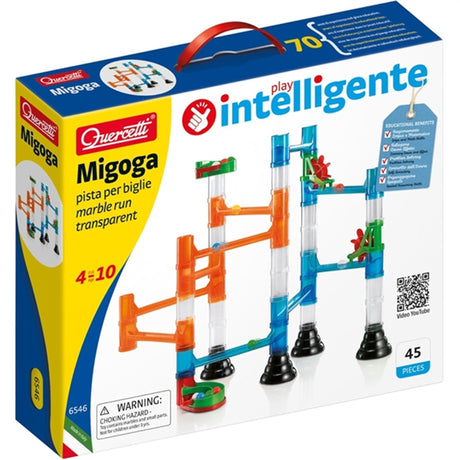 Quercetti Migoga Marble Run Transparent Kuglebane (45 dele)