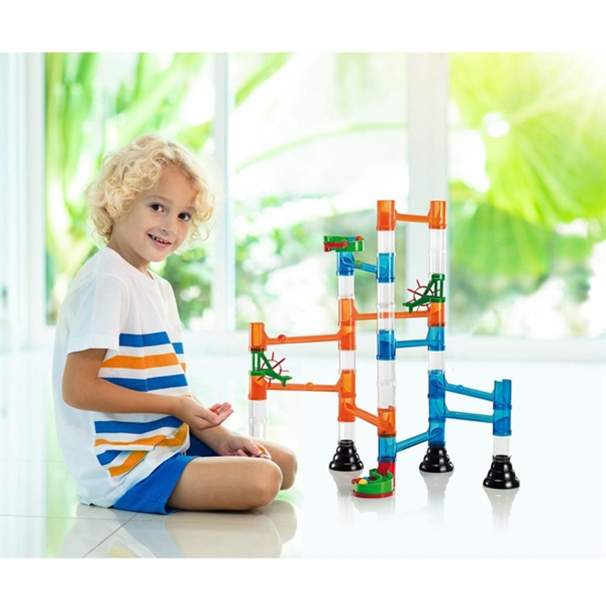 Quercetti Migoga Marble Run Transparent Kuglebane (45 dele)