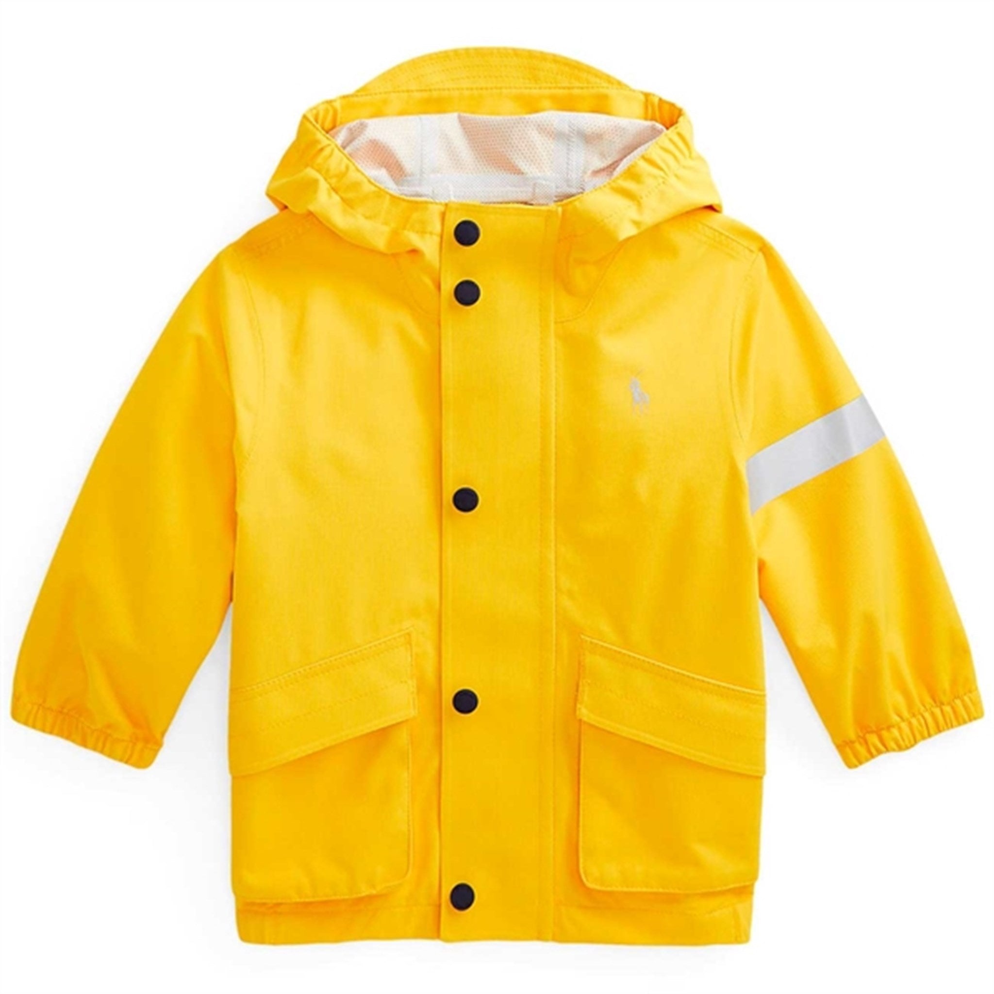 Ralph Lauren Baby Boy Dobby Rain Jacket Yellow