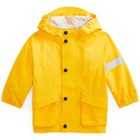 Ralph Lauren Baby Boy Dobby Rain Jacket Yellow