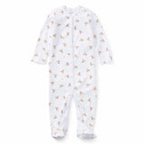 Ralph Lauren Baby Girl Coverall Bear White