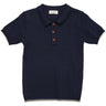 Copenhagen Colors Navy/Cream Comb. Rib Strik Polo