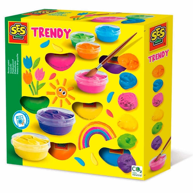 SES Creative Plakatfarver Trendy 6x45ml