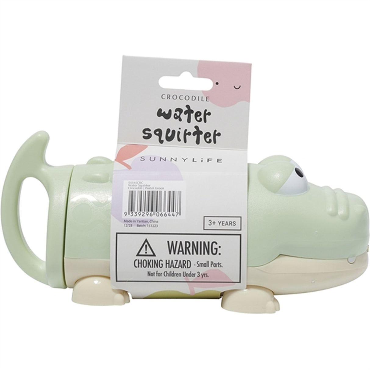 SunnyLife Bath Squirters Crocodile Pastel Green 8