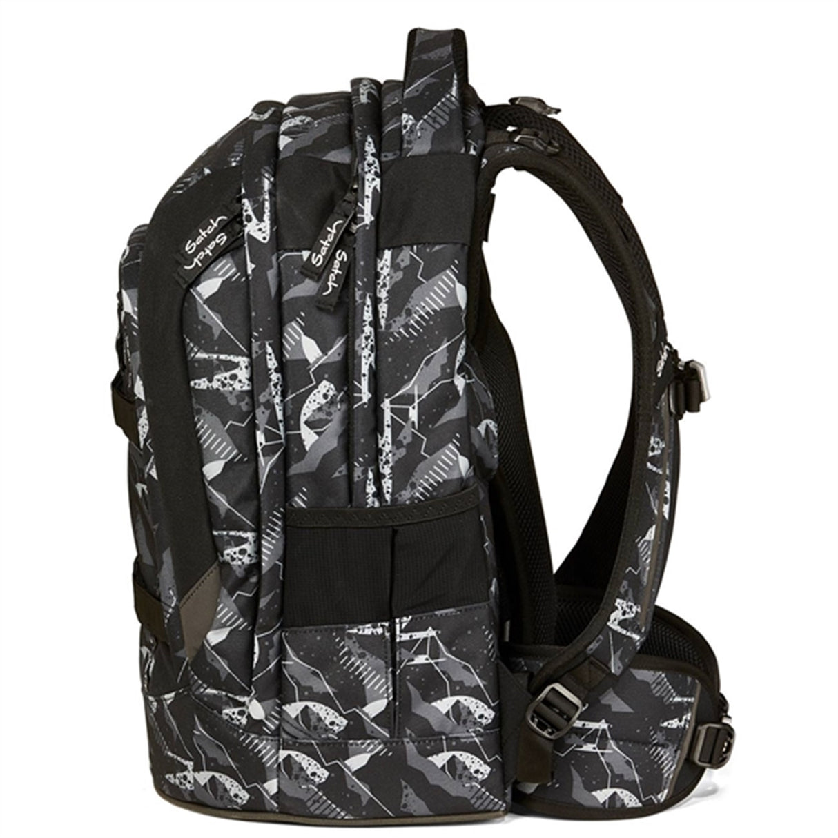 Satch Pack Skoletaske Mountain Grid