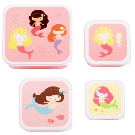 A Little Lovely Company Madkasse og Snackbox Mermaids