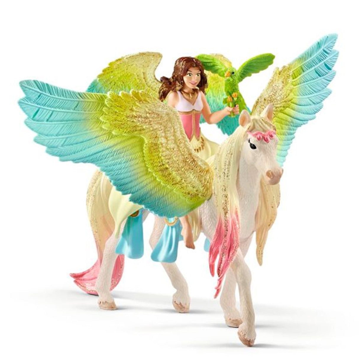 schleich® Bayala Feen Surah med Glitter Pegasus