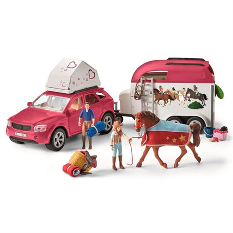 schleich® Horse Club Bileventyr og Trailer