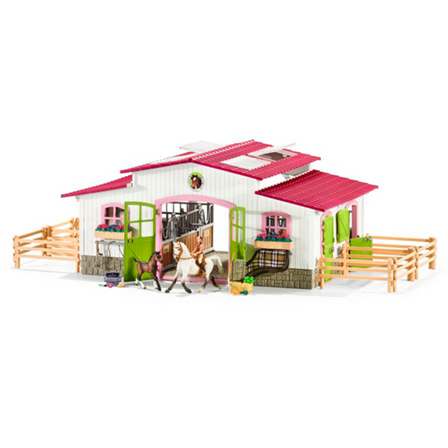 schleich® Horse Club Ridecenter med Rytter og Heste