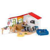 schleich® Farm World Dyrlæge med Kæledyr