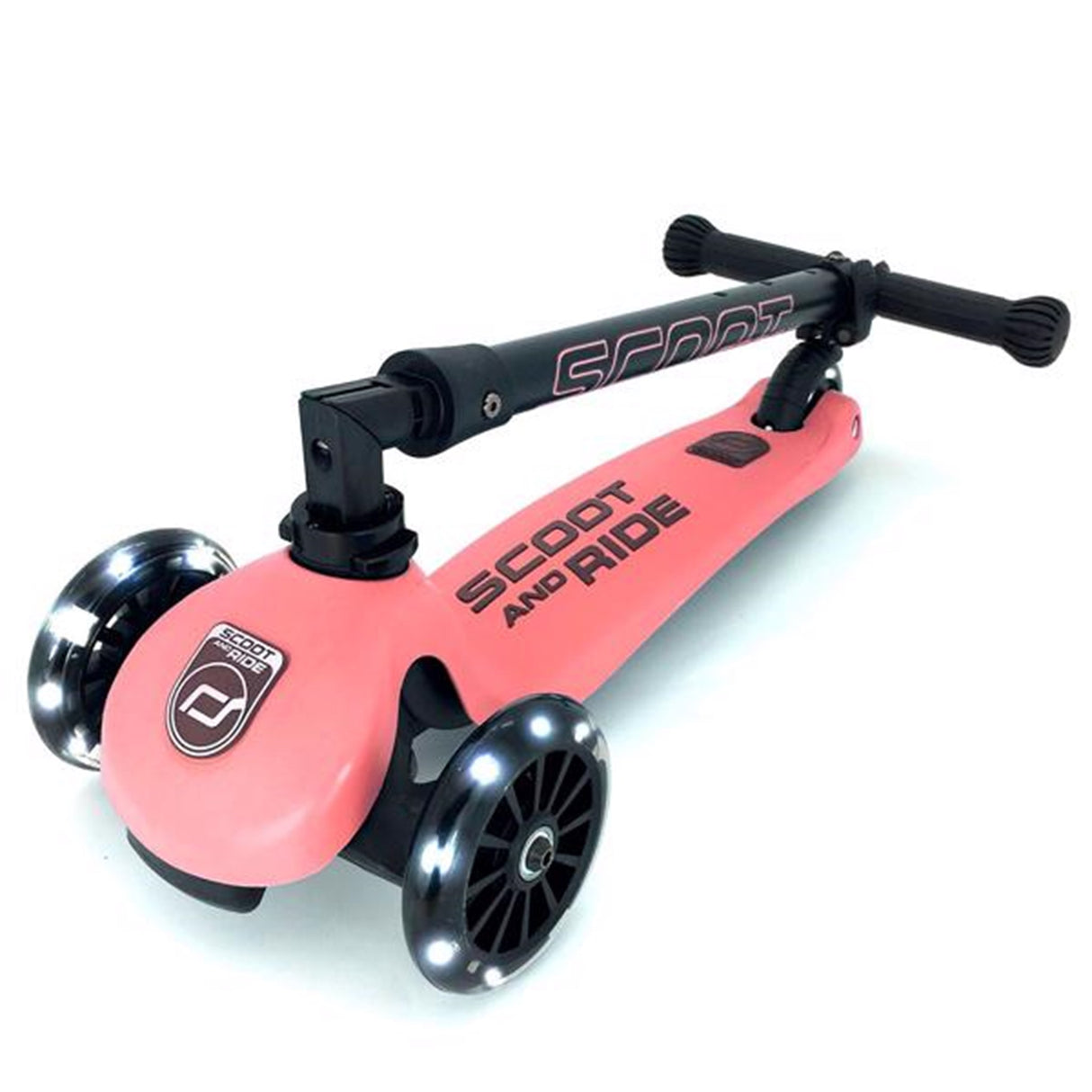 Scoot and Ride Highway Kick 3 LED Peach