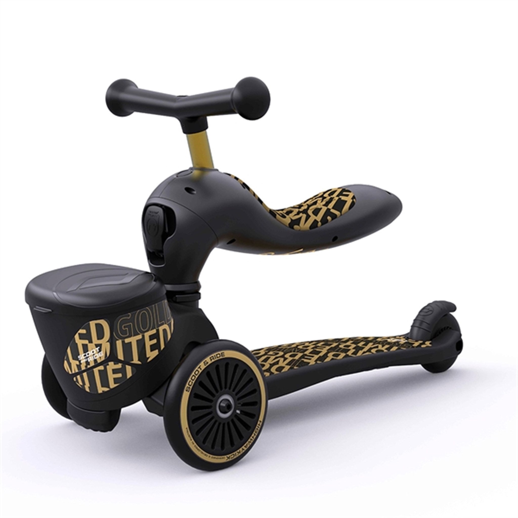 Scoot and Ride Highway Kick 1 Lifestyle Black/Gold