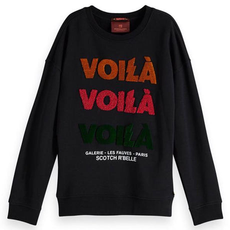 Scotch & Soda Crew Neck Sweatshirt Black