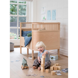 Sebra Sengen Baby og Junior Wooden Edition