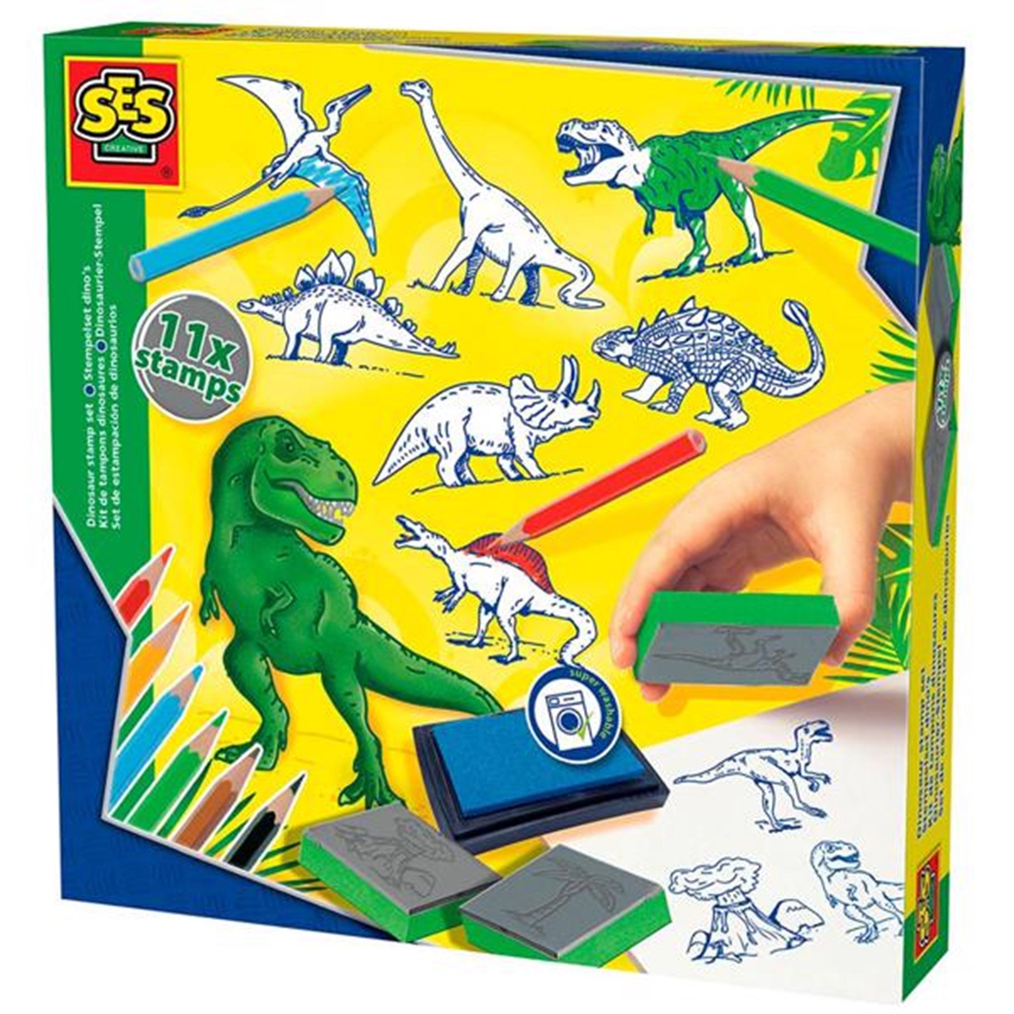 SES Creative Stempelsæt - Dinosaurer