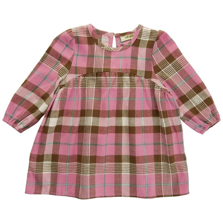 Soft Gallery Cocoa Brown Mynte Check Kjole