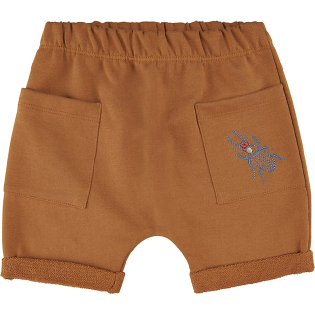 Soft Gallery Brown Sugar Emb Bugs Flair Shorts