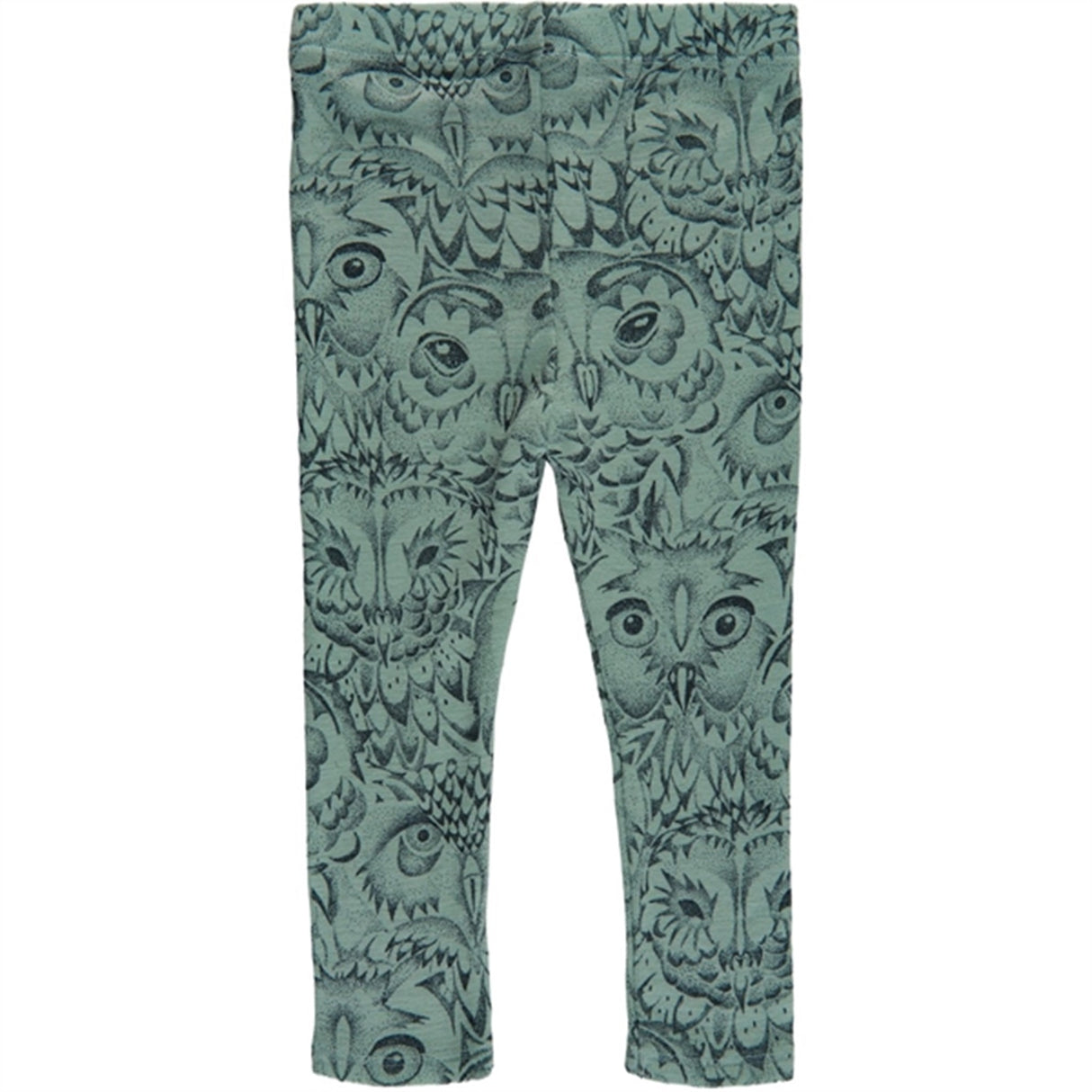 Soft Gallery Iceberg Green Paula Owl Uld Leggings 2